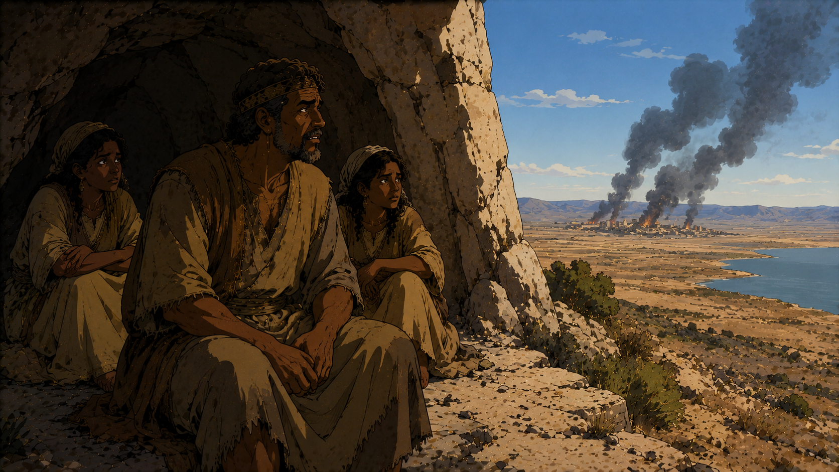 Lot in the Cave